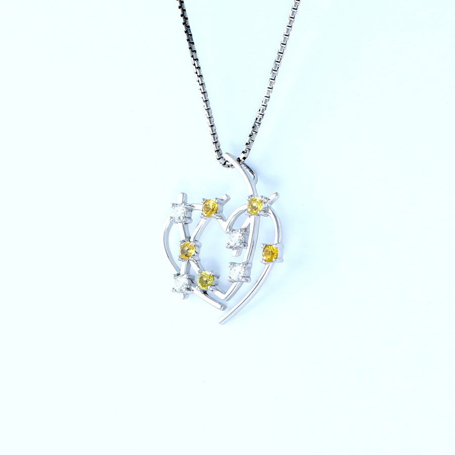 18KT WHITE GOLD LADIES PENDANT (PE0001501)