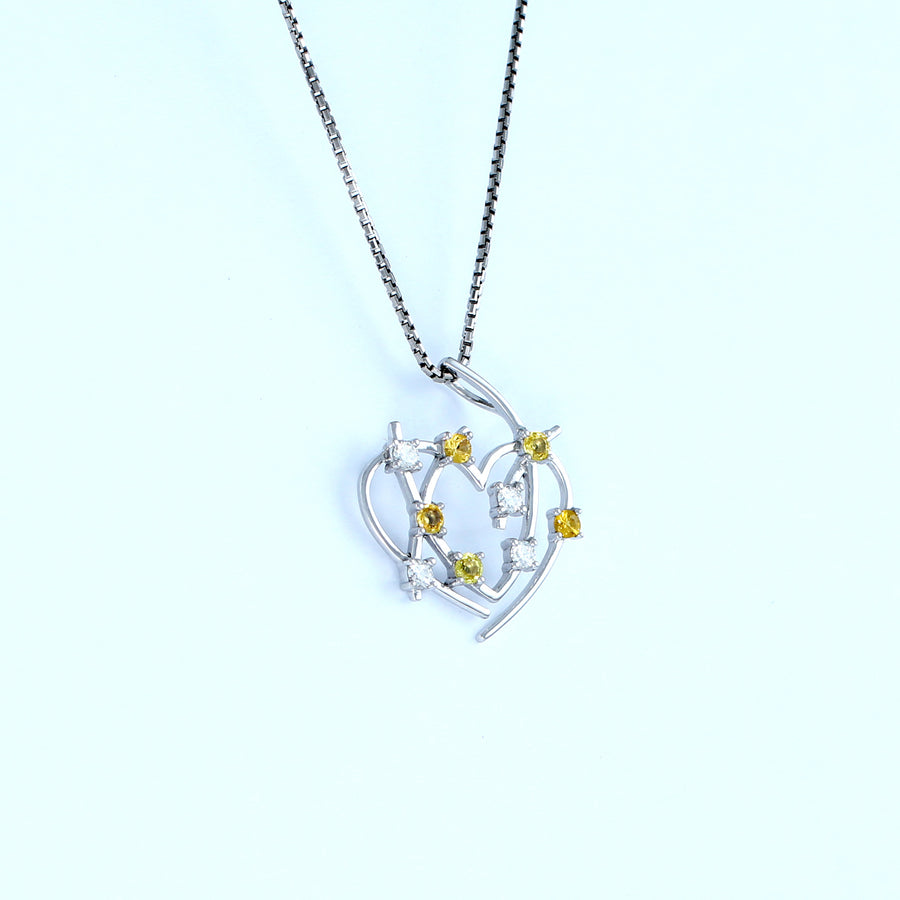 18KT WHITE GOLD LADIES PENDANT (PE0001501)