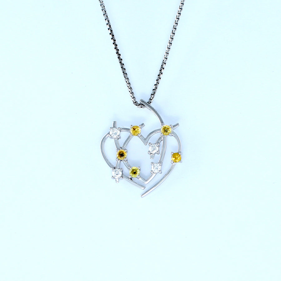 18KT WHITE GOLD LADIES PENDANT (PE0001501)