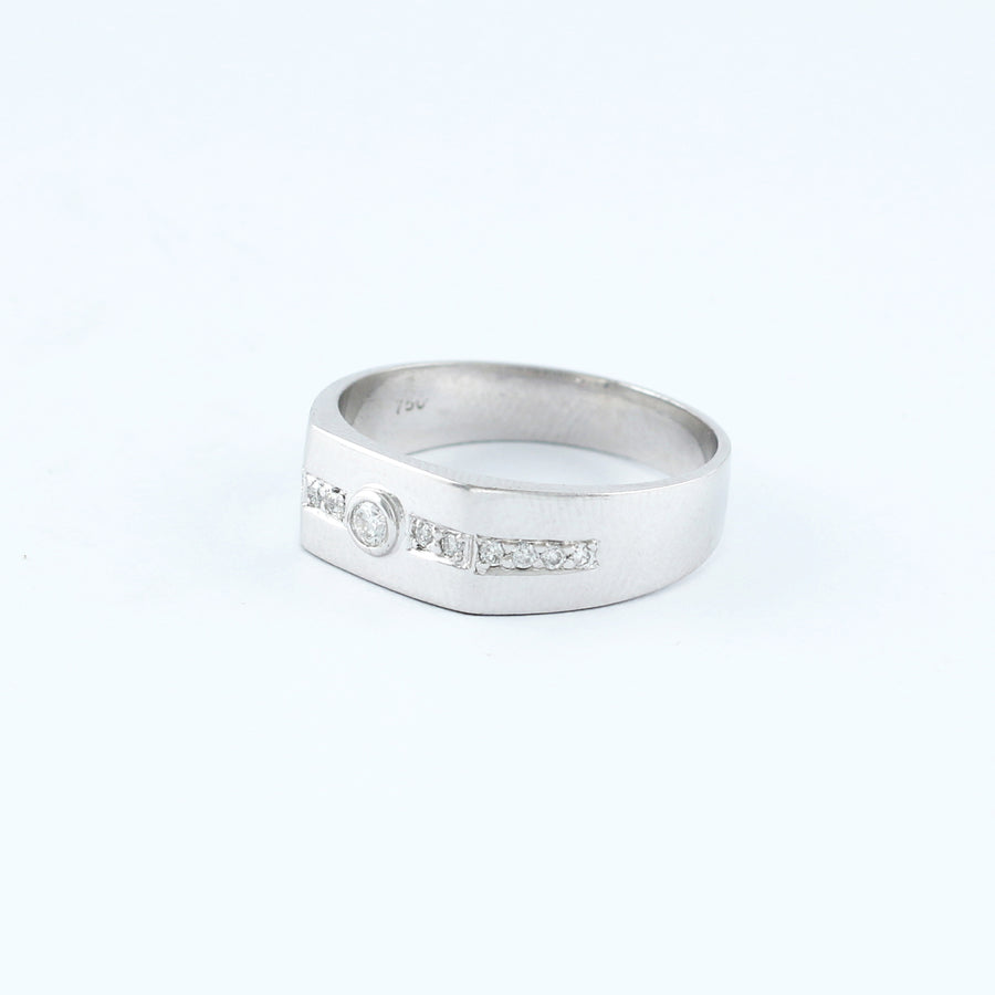 18KT WHITE GOLD LADIES RING (RI0001700)