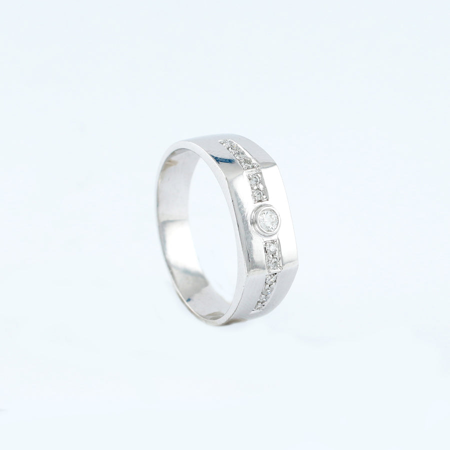 18KT WHITE GOLD LADIES RING (RI0001700)