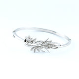 18K WHITE GOLD BANGLE (BA0000833)