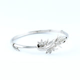 18K WHITE GOLD BANGLE (BA0000833)