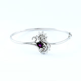 18K WHITE GOLD BANGLE (BA0000831)