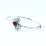 18K WHITE GOLD BANGLE (BA0000831)