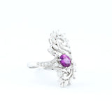 18KT WHITE GOLD LADIES RING (RI0001704)