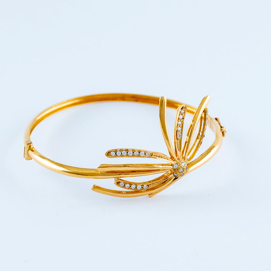 22KT YELLOW GOLD BANGLE (BA0000119)