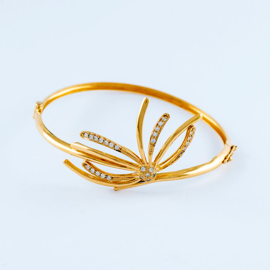 22KT YELLOW GOLD BANGLE (BA0000119)