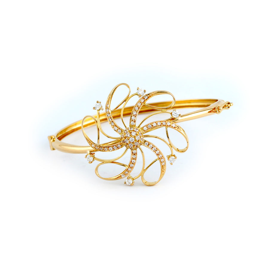 22KT YELLOW GOLD BANGLE (BA0000135)