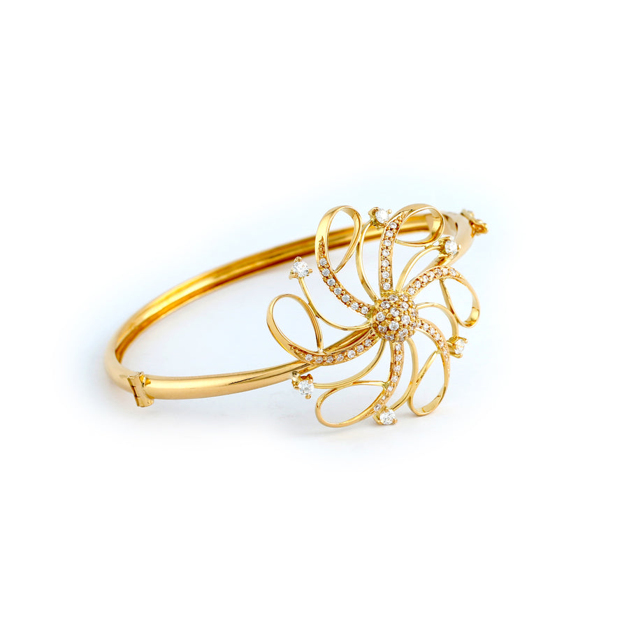 22KT YELLOW GOLD BANGLE (BA0000135)
