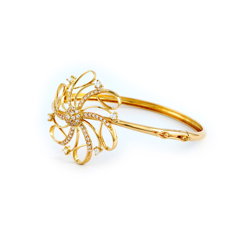 22KT YELLOW GOLD BANGLE (BA0000135)