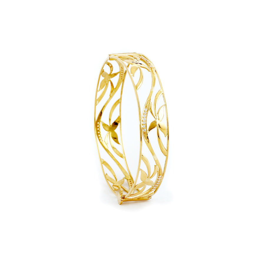 22KT YELLOW GOLD BANGLE (BA0000363)