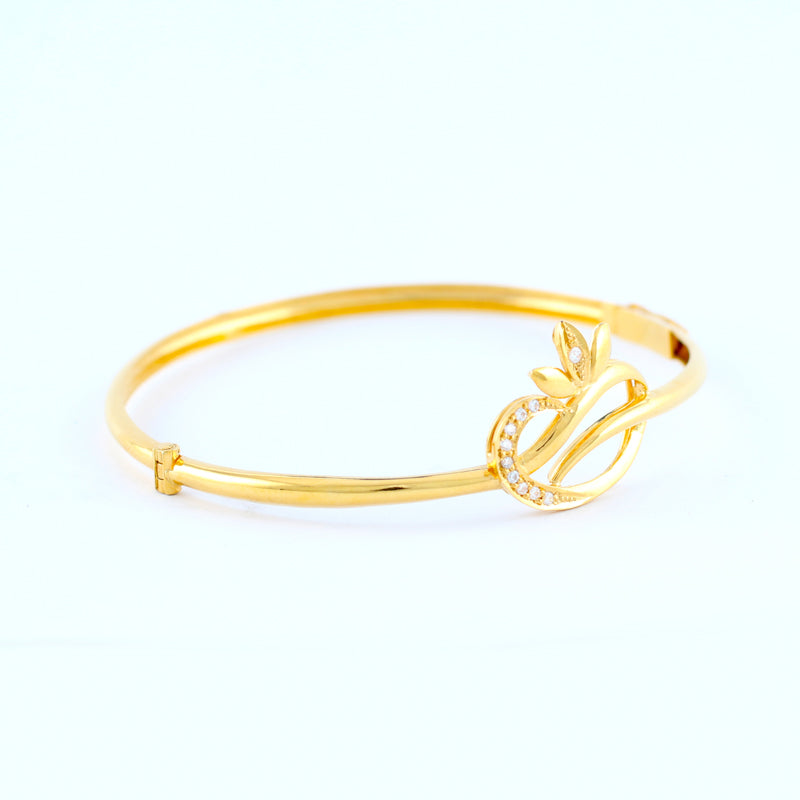 22KT YELLOW GOLD BANGLE (BA0000528)
