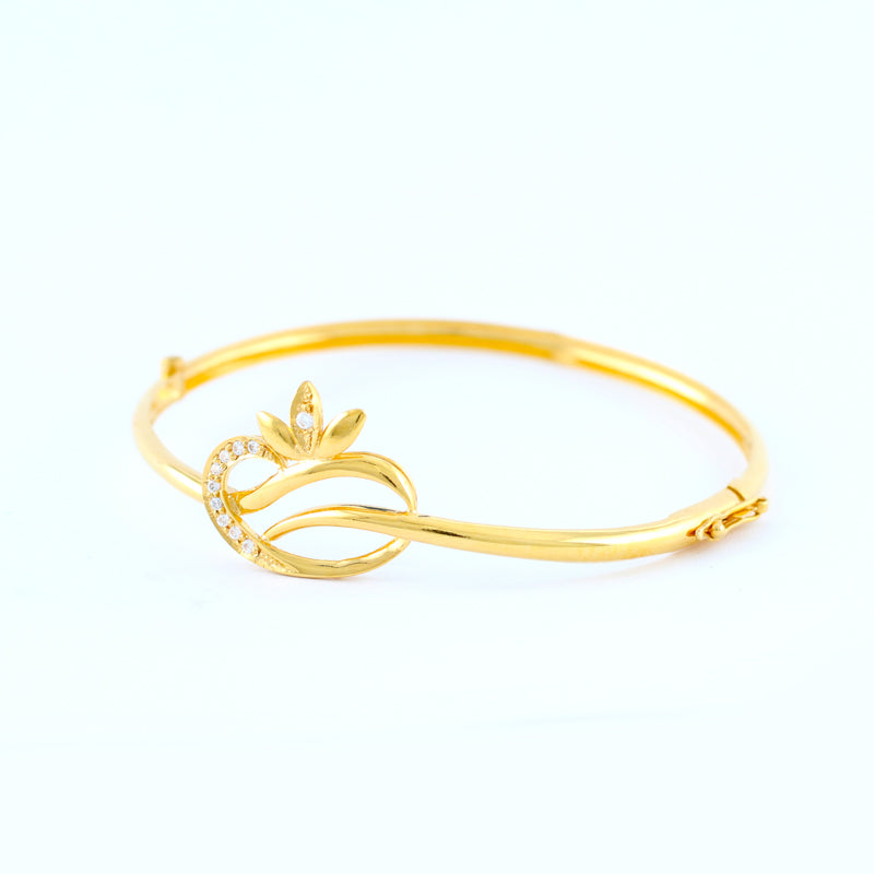 22KT YELLOW GOLD BANGLE (BA0000528)
