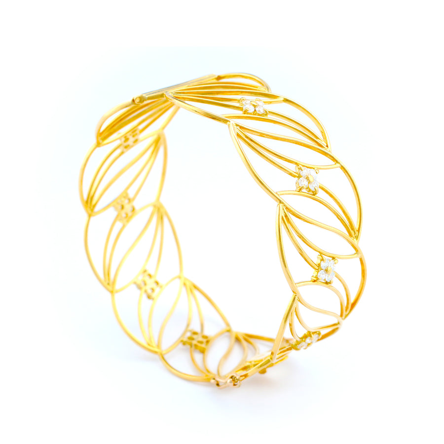 22KT YELLOW GOLD BANGLE (BA0000746)