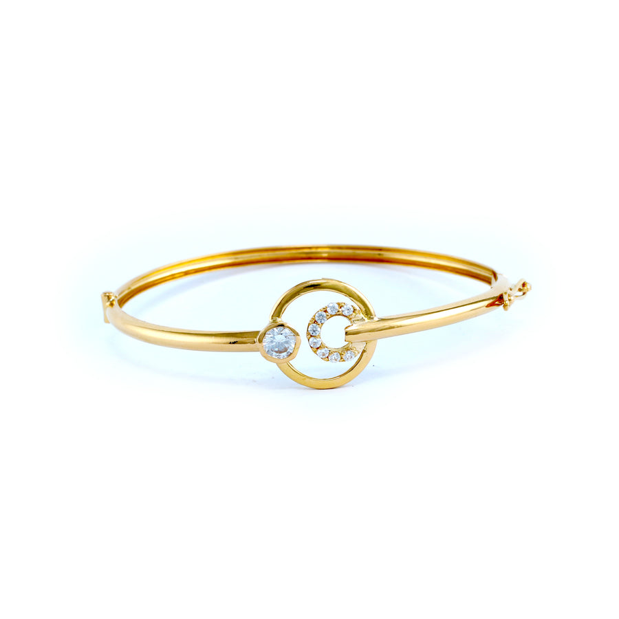 22KT YELLOW GOLD BANGLE (BA0000760)
