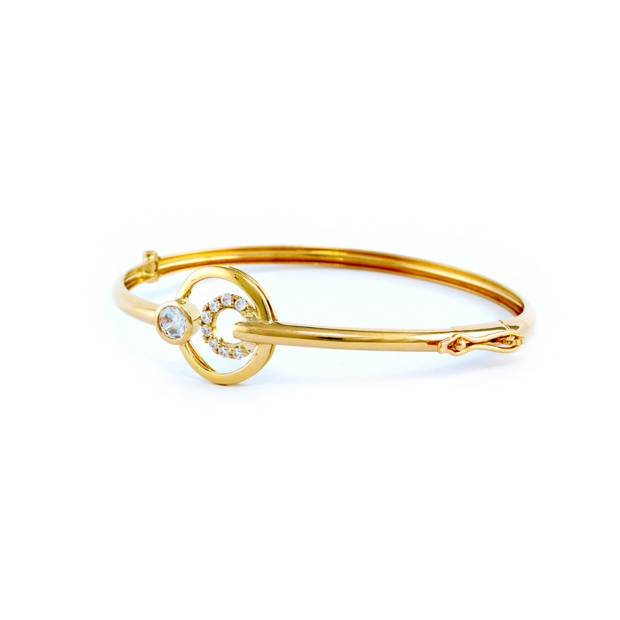 22KT YELLOW GOLD BANGLE (BA0000760)