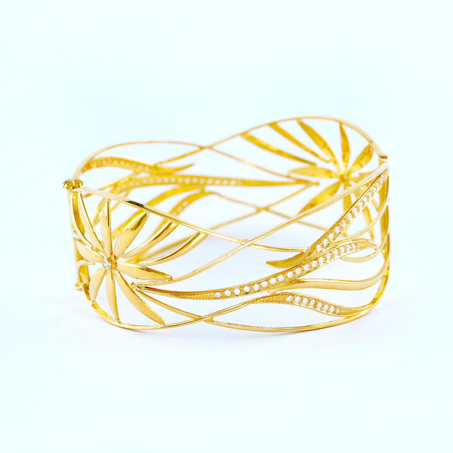 22KT YELLOW GOLD BANGLE (BA0000783)