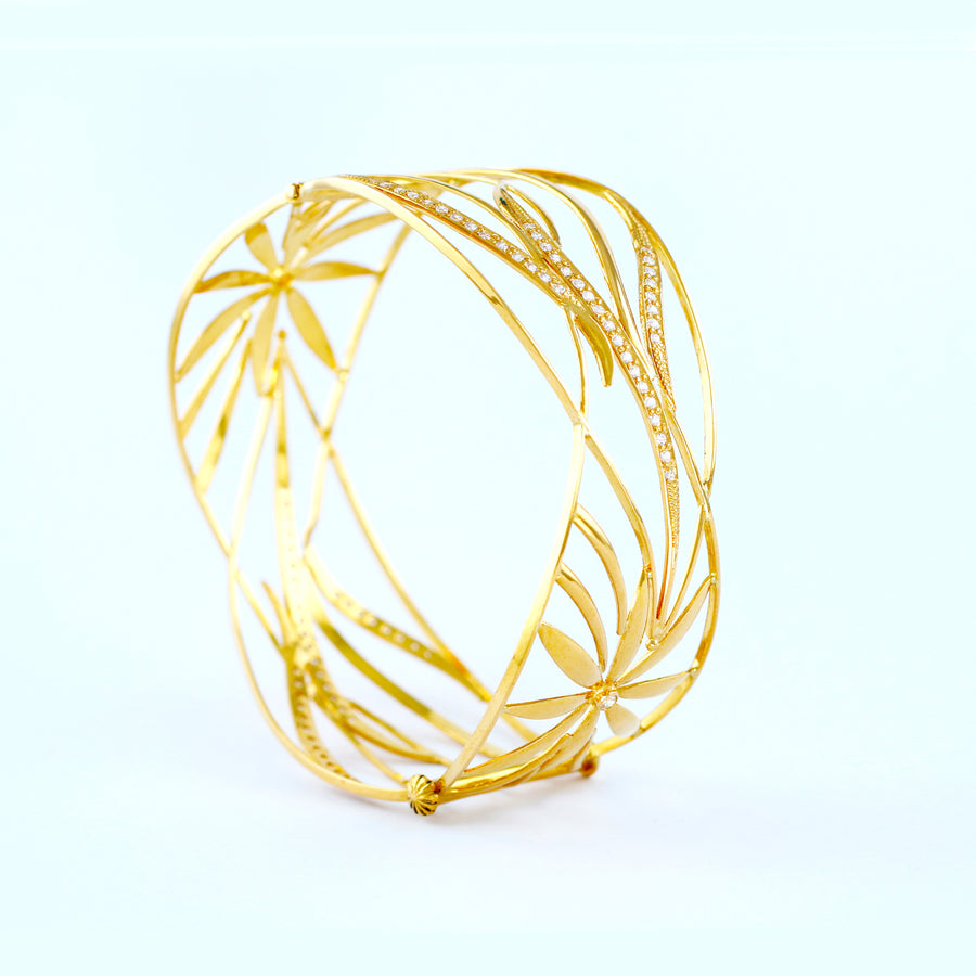 22KT YELLOW GOLD BANGLE (BA0000783)