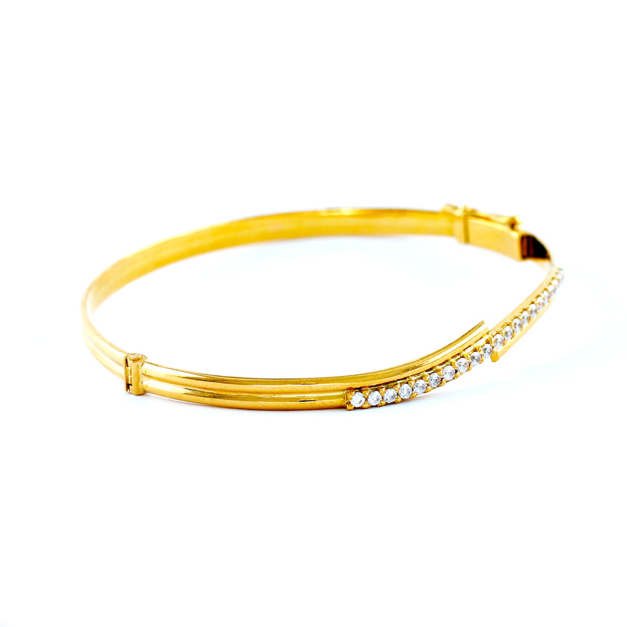 22KT YELLOW GOLD BANGLE (BA0000800)
