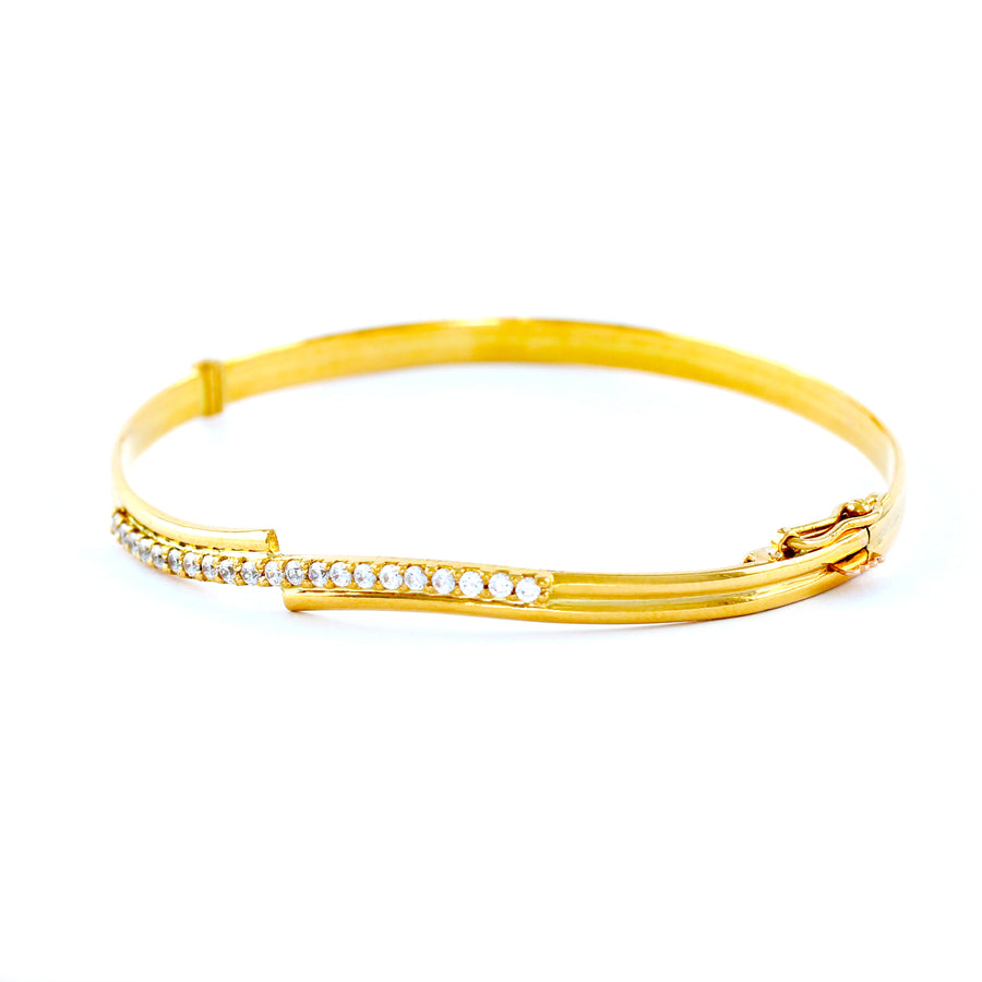 22KT YELLOW GOLD BANGLE (BA0000800)