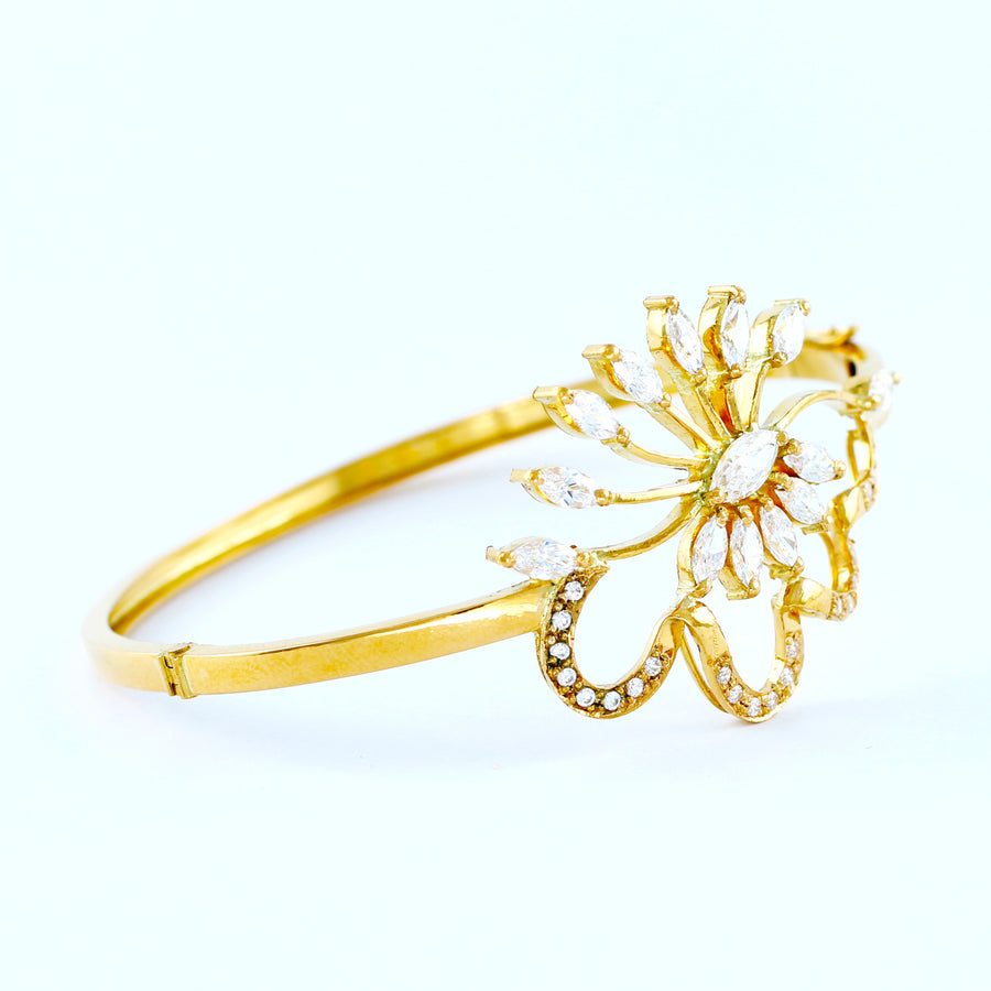 22KT YELLOW GOLD BANGLE (BA0000808)