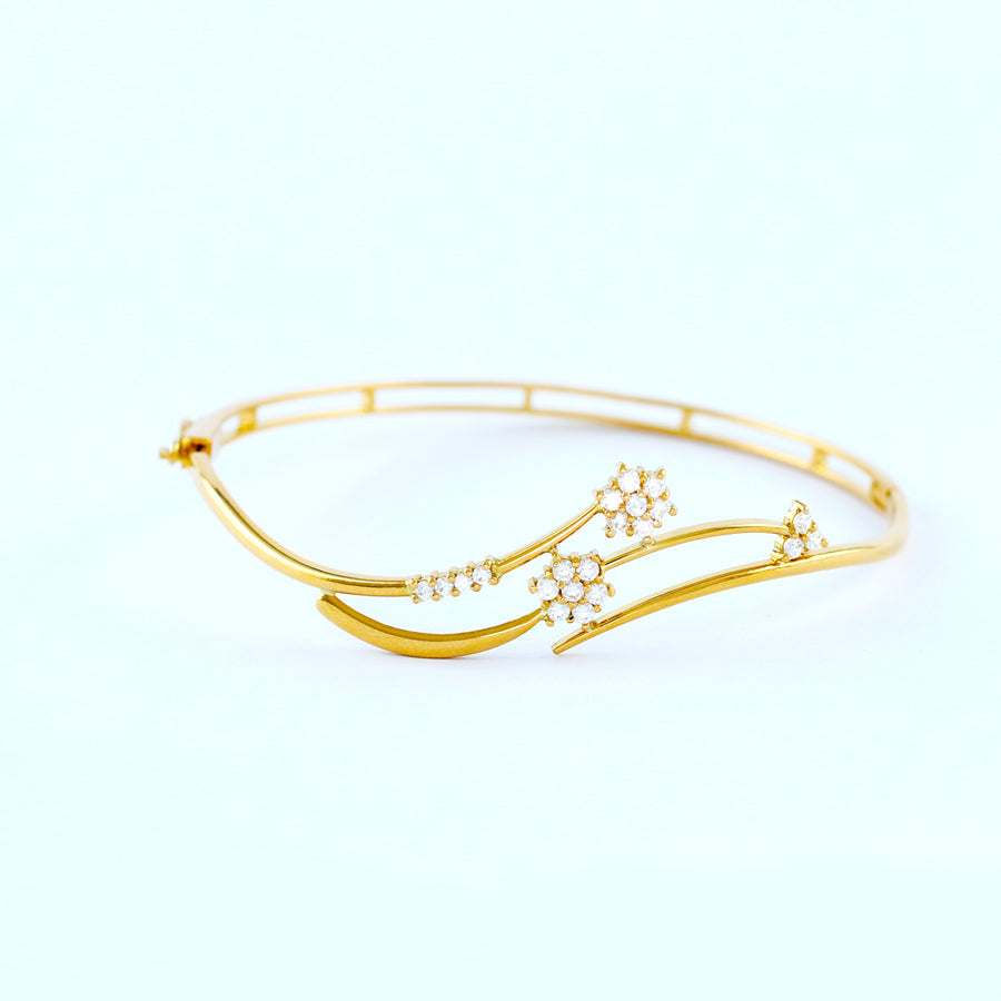 22KT YELLOW GOLD BANGLE (BA0000820)