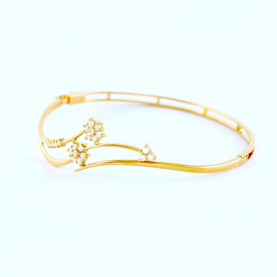 22KT YELLOW GOLD BANGLE (BA0000820)