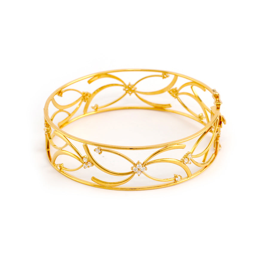 22KT YELLOW GOLD BANGLE (BA0000855)