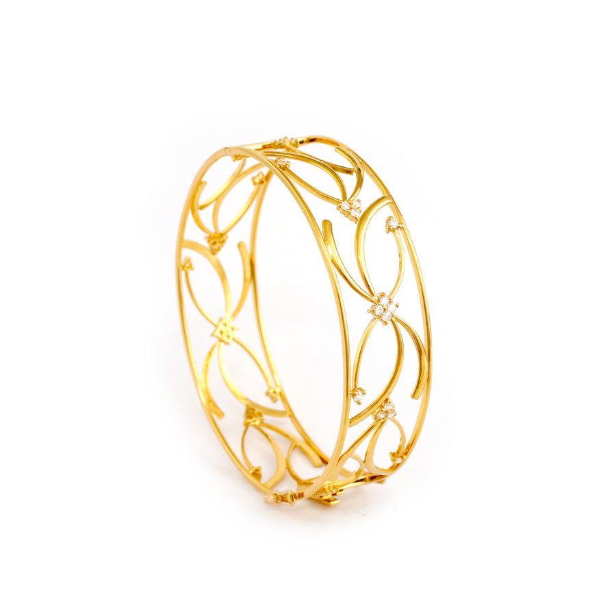 22KT YELLOW GOLD BANGLE (BA0000855)