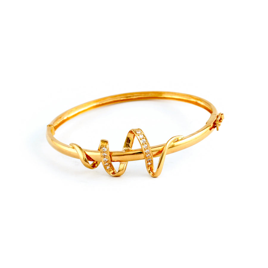 22KT YELLOW GOLD BANGLE (BA0000864)