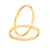 22KT YELLOW GOLD BANGLES PAIR (BA0000866)