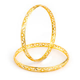 22KT YELLOW GOLD BANGLES PAIR (BA0000867)