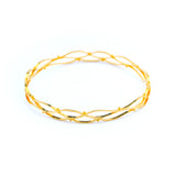 22KT YELLOW GOLD BANGLES PAIR (BA0000868)