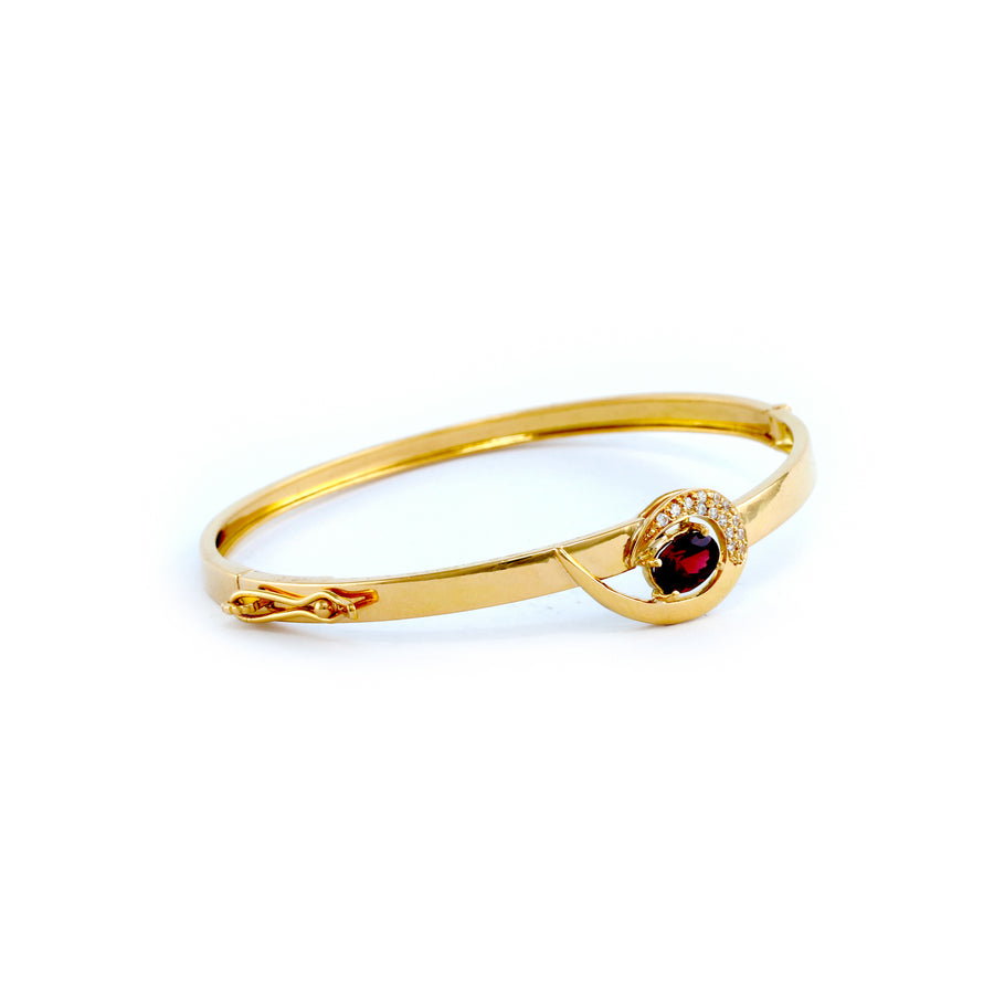 22KT YELLOW GOLD BANGLE (BA0000880)