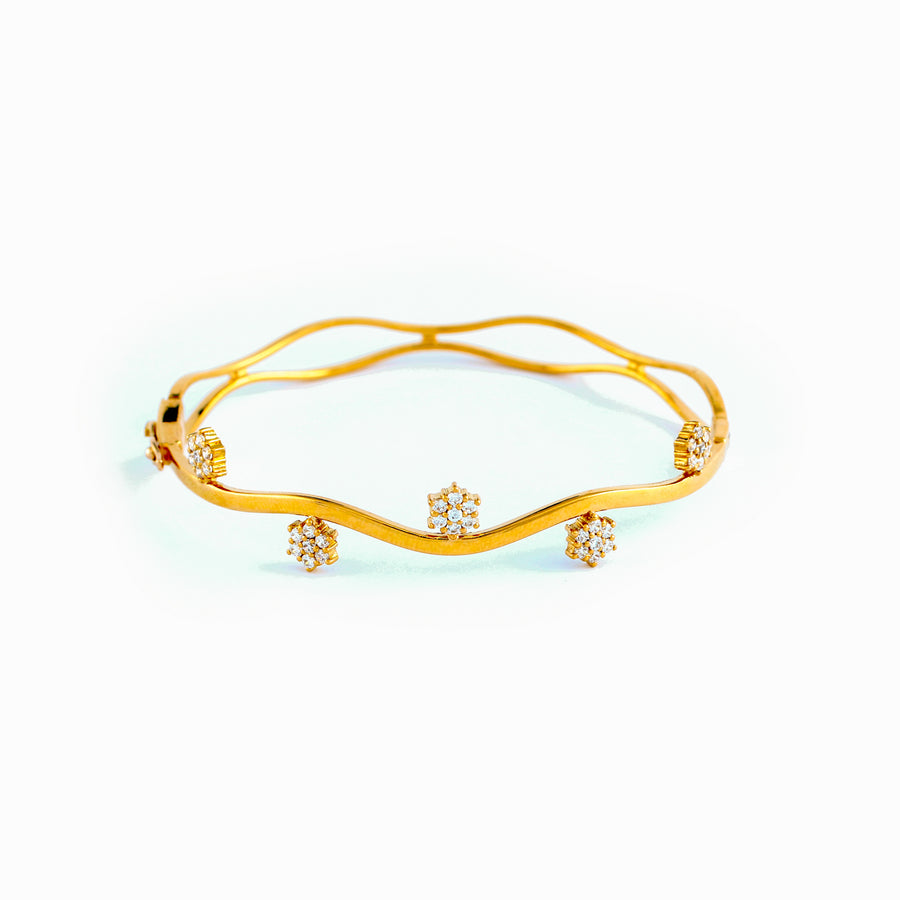 22KT YELLOW GOLD BANGLE (BA0000888)