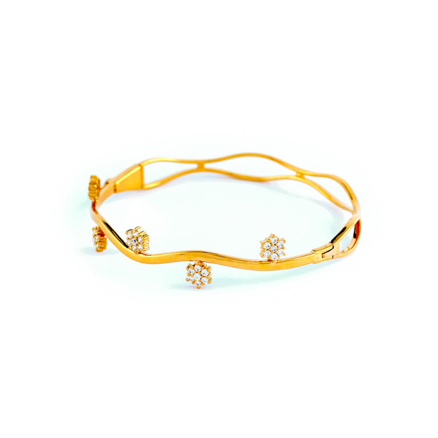 22KT YELLOW GOLD BANGLE (BA0000888)