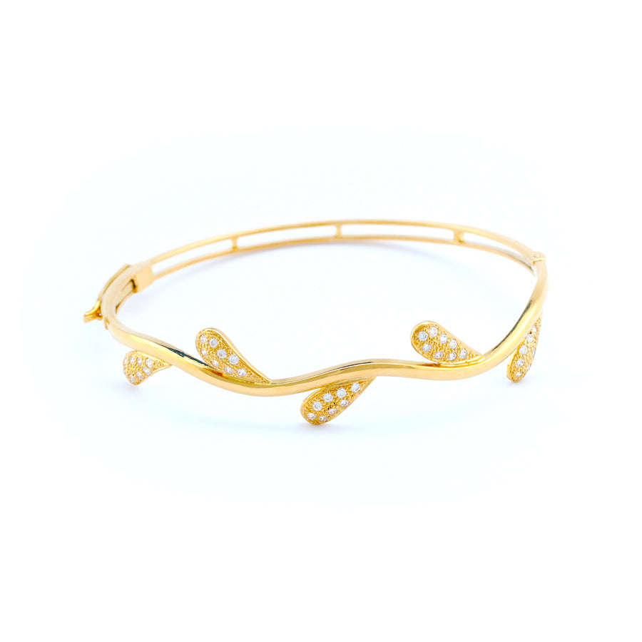 22KT YELLOW GOLD BANGLE (BA0000892)