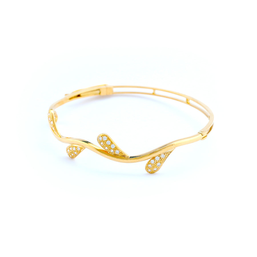 22KT YELLOW GOLD BANGLE (BA0000892)