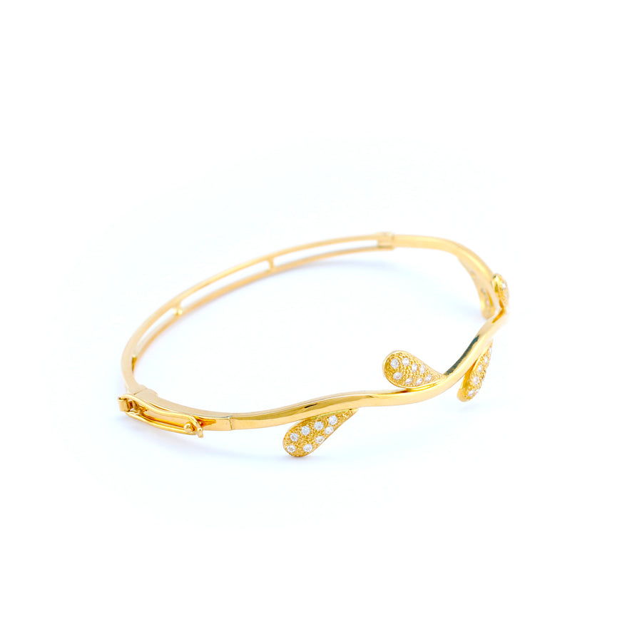 22KT YELLOW GOLD BANGLE (BA0000892)