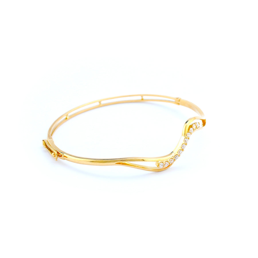22KT YELLOW GOLD BANGLE (BA0000893)