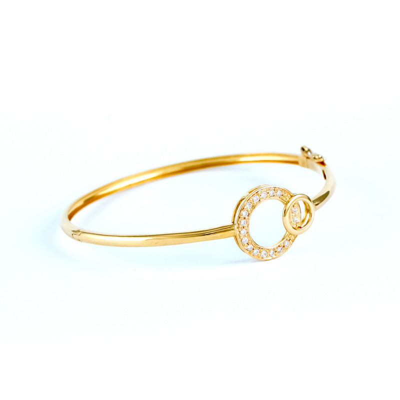 22KT YELLOW GOLD BANGLE (BA0000944)
