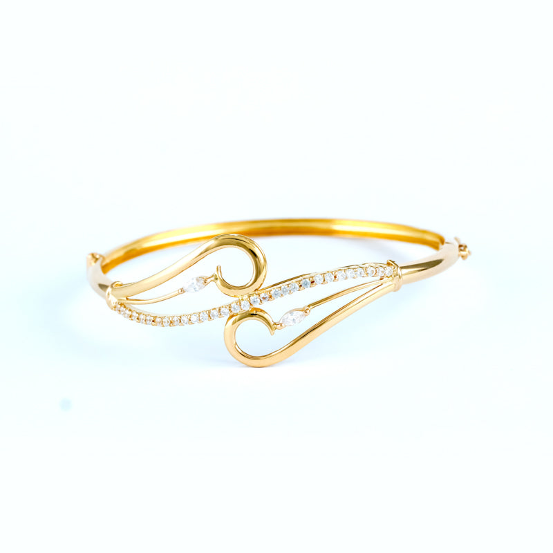 22KT YELLOW GOLD BANGLE (BA0000961)
