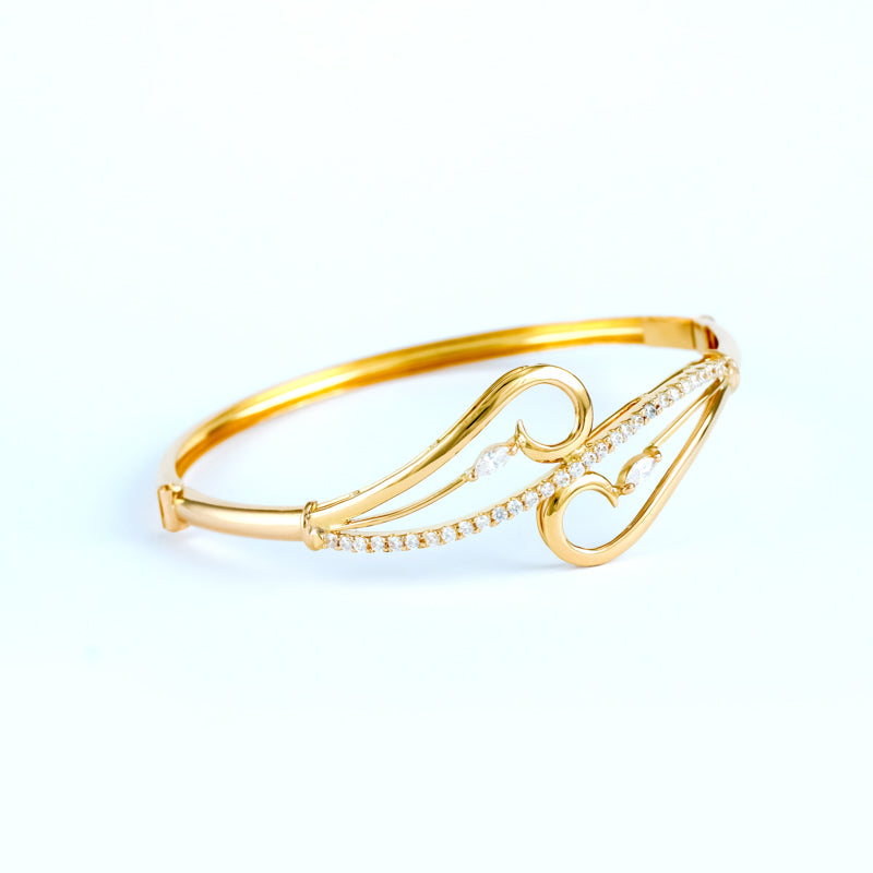 22KT YELLOW GOLD BANGLE (BA0000961)