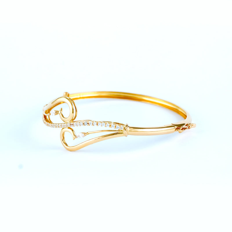 22KT YELLOW GOLD BANGLE (BA0000961)