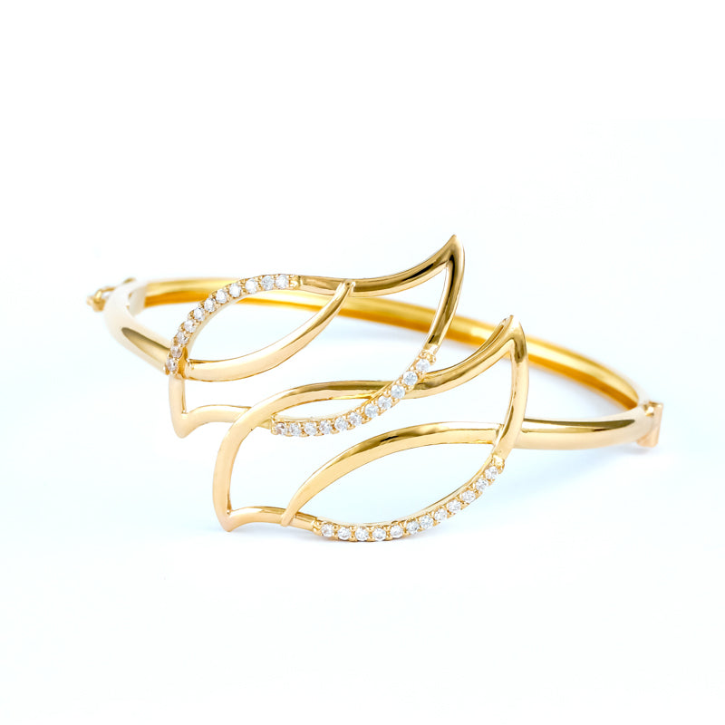 22KT YELLOW GOLD BANGLE (BA0000965)