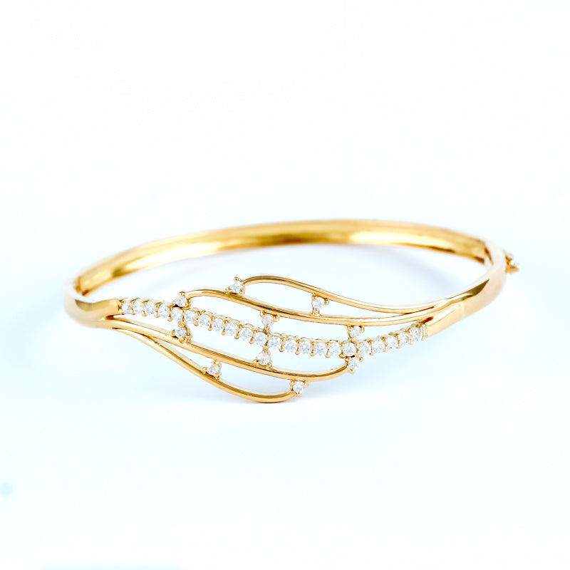 22KT YELLOW GOLD BANGLE (BA0000984)