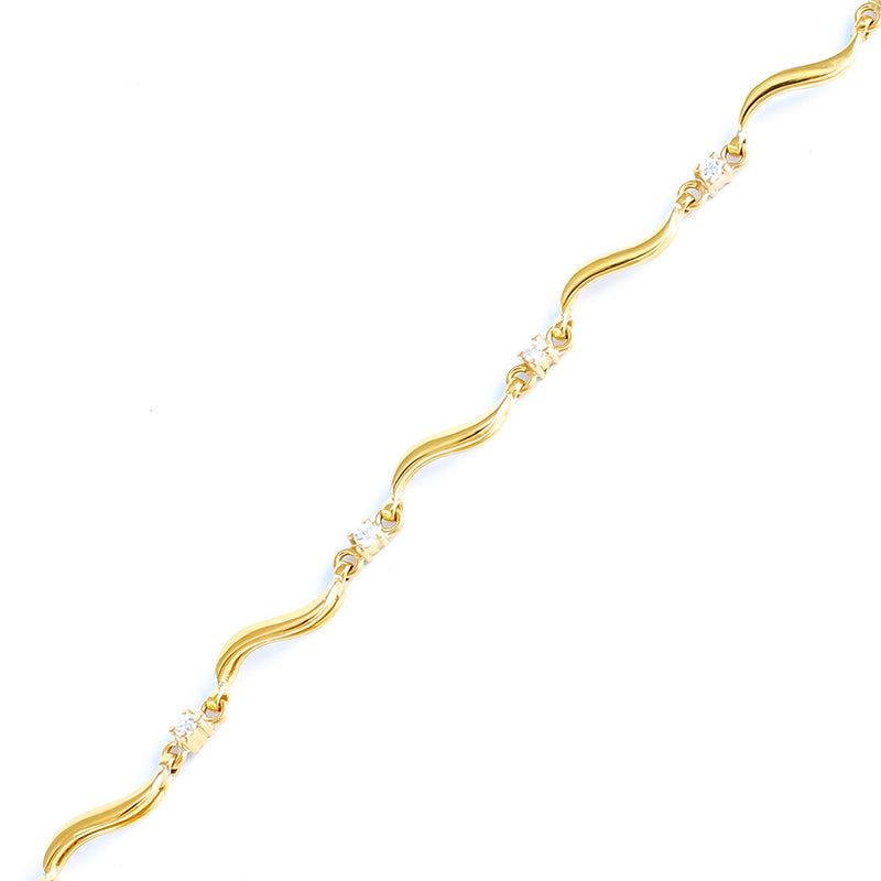 22KT YELLOW GOLD LADIES BRACELET (BR0000089)