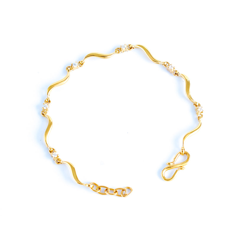 22KT YELLOW GOLD LADIES BRACELET (BR0000089)