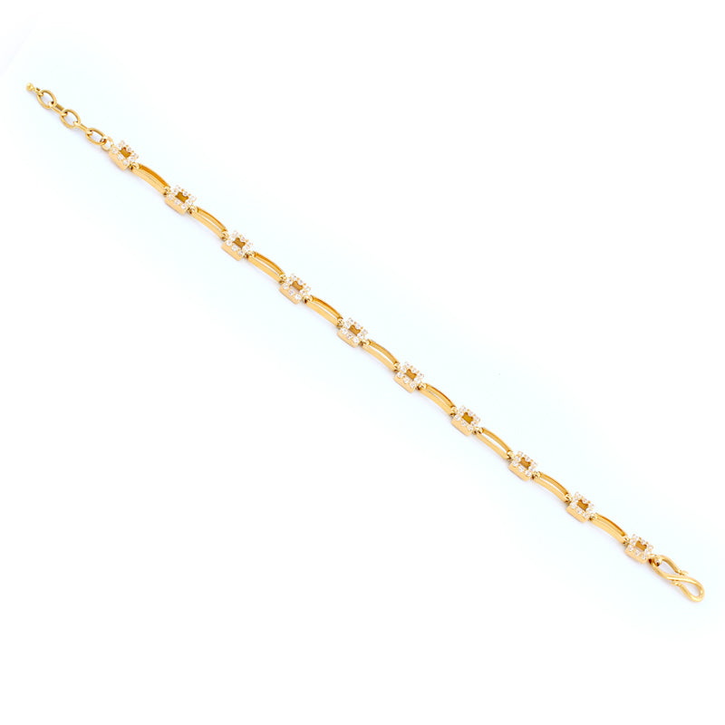 22KT YELLOW GOLD LADIES BRACELET (BR0000096)